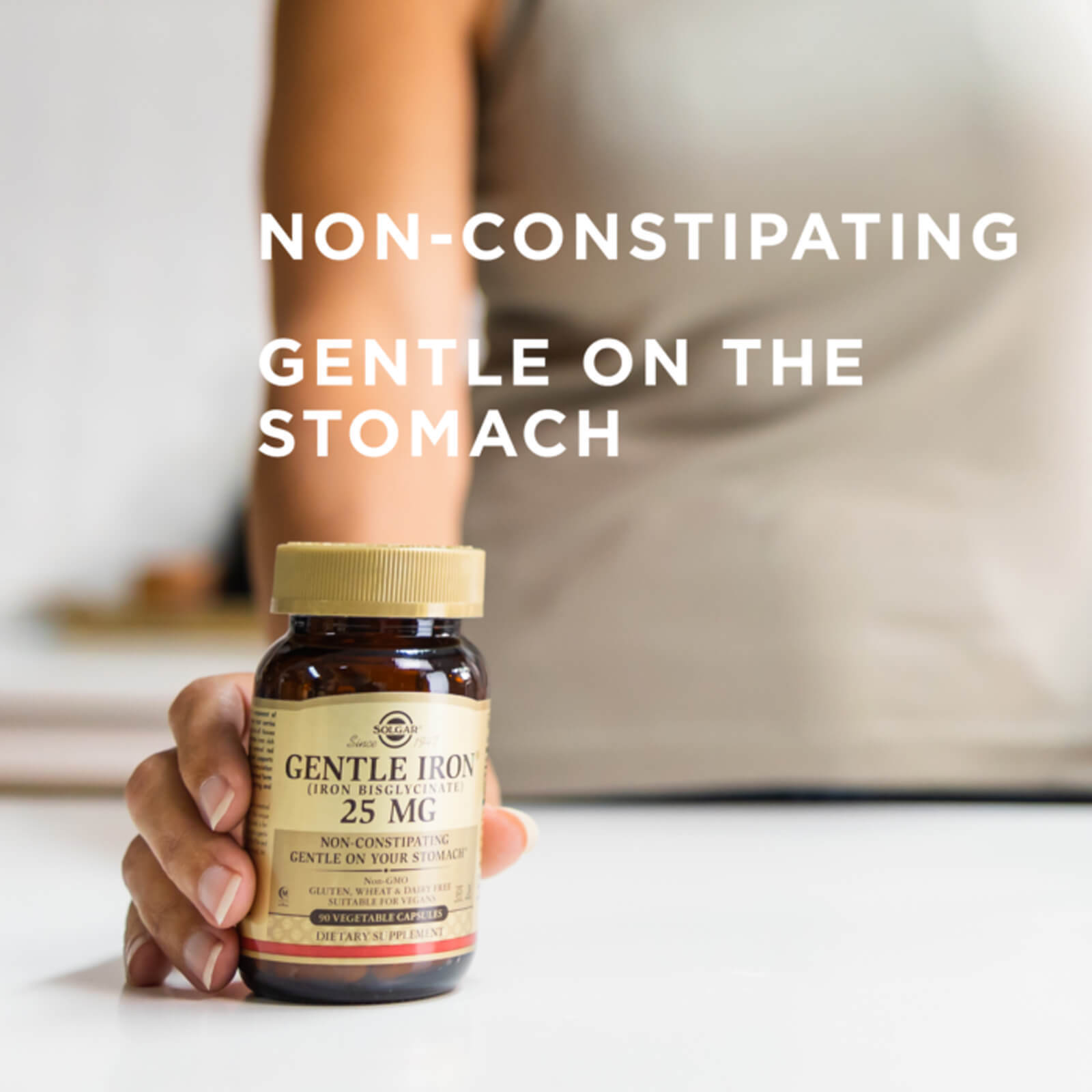 Solgar Gentle Iron 180 Vegetable Capsules
