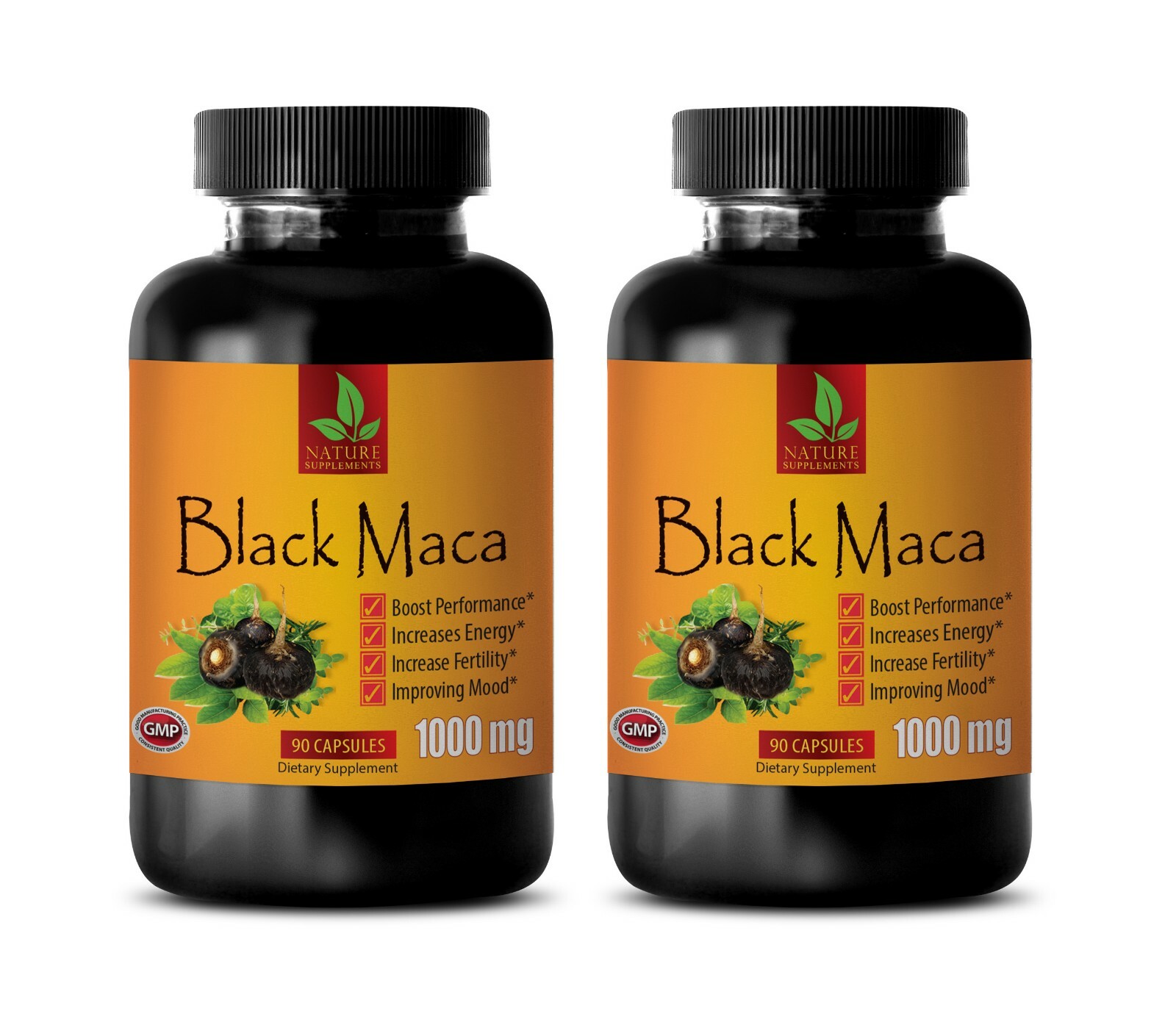 energy boost pills for women – BLACK MACA – mood boost and energy 2 BOTTLE