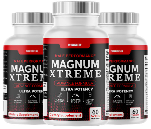Magnum Xtreme Male Performance Advanced Formula Tablet- Three (3) Bottles
