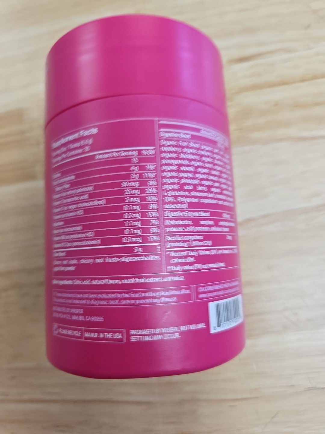 Proper The Pinks Digestion + Bloat Relief Dietary Supplement Powder – 5.92oz