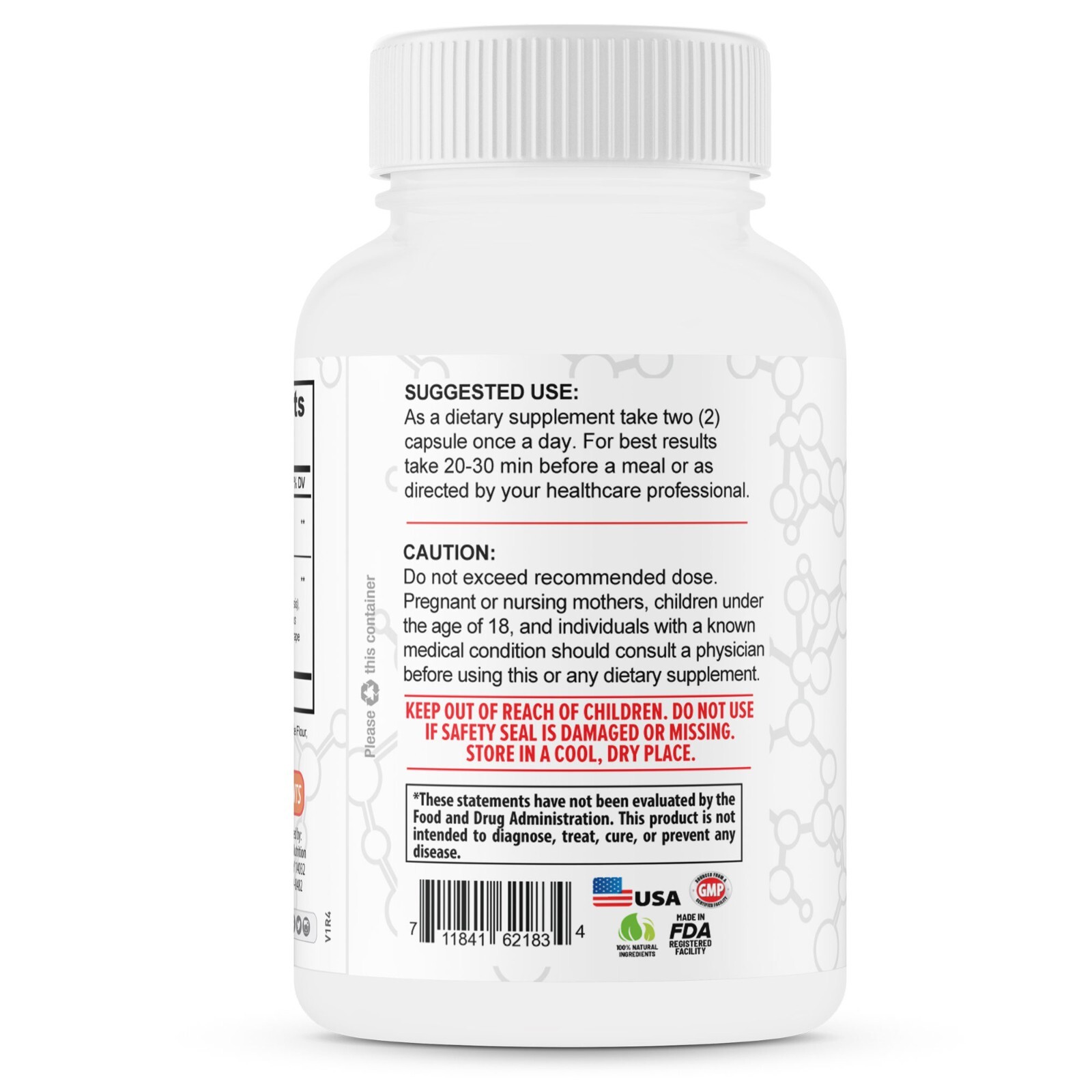 African Mango Complex Diet Pills – Natural Way to Burn Fat – 1200mg/30 Serv.