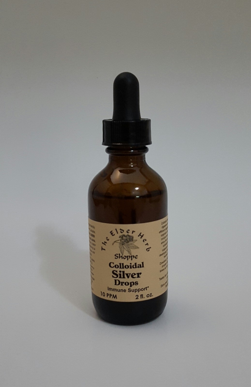 Colloidal Silver (Nano) 2 pack – 10 ppm – 1 oz. Nasal Spray and 1 oz Drops Elder