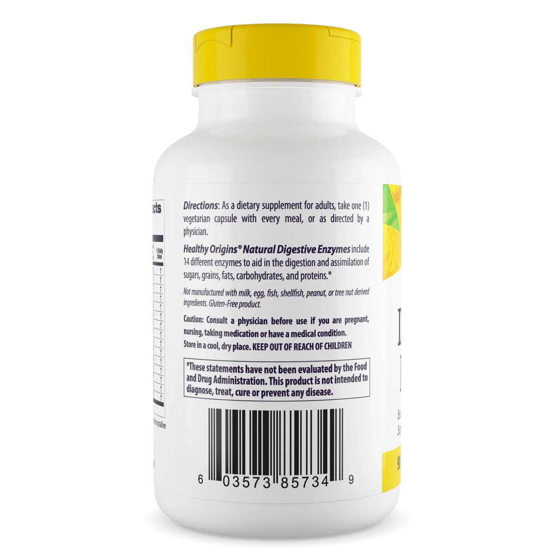 Healthy Origins Digestive Enzymes | 90 Veggie Caps