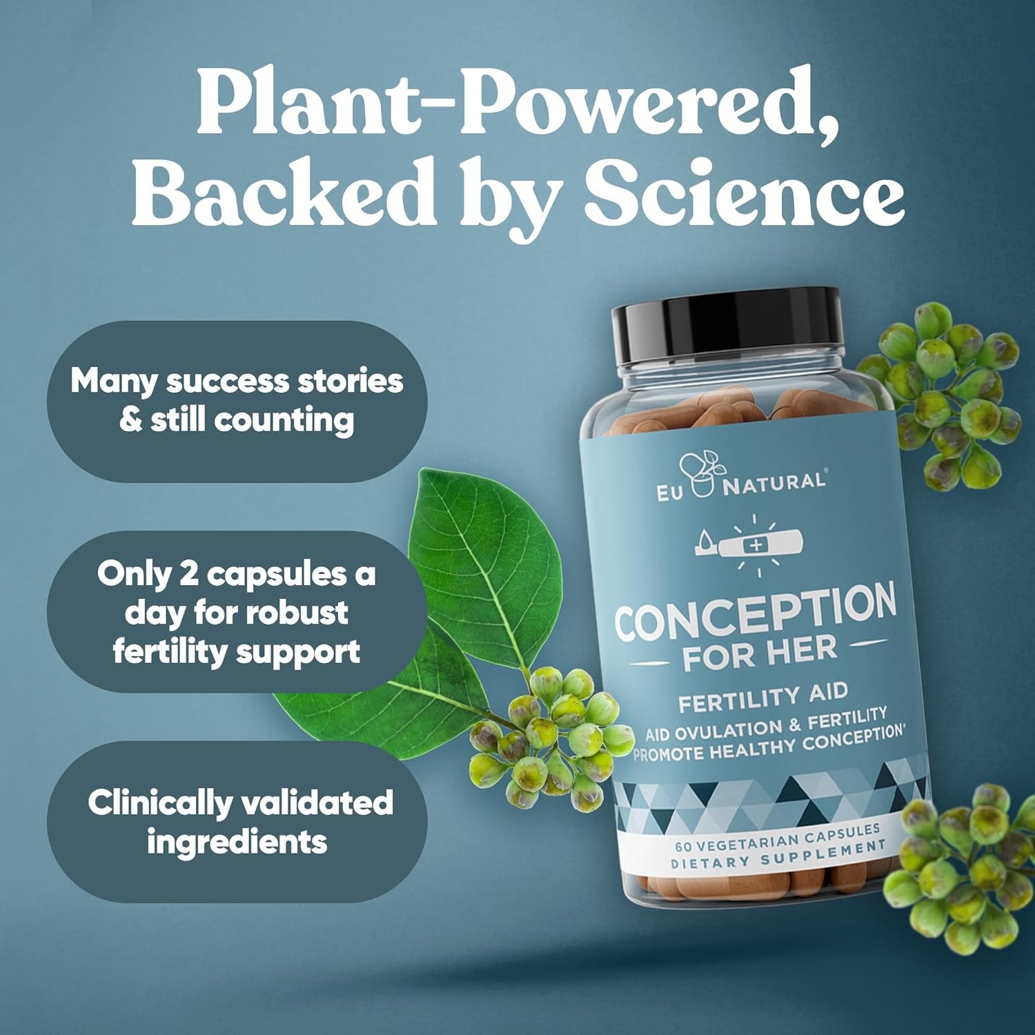 Eu Natural Conception for Her Fertility Supplements for Women – Ovulation, Hormo