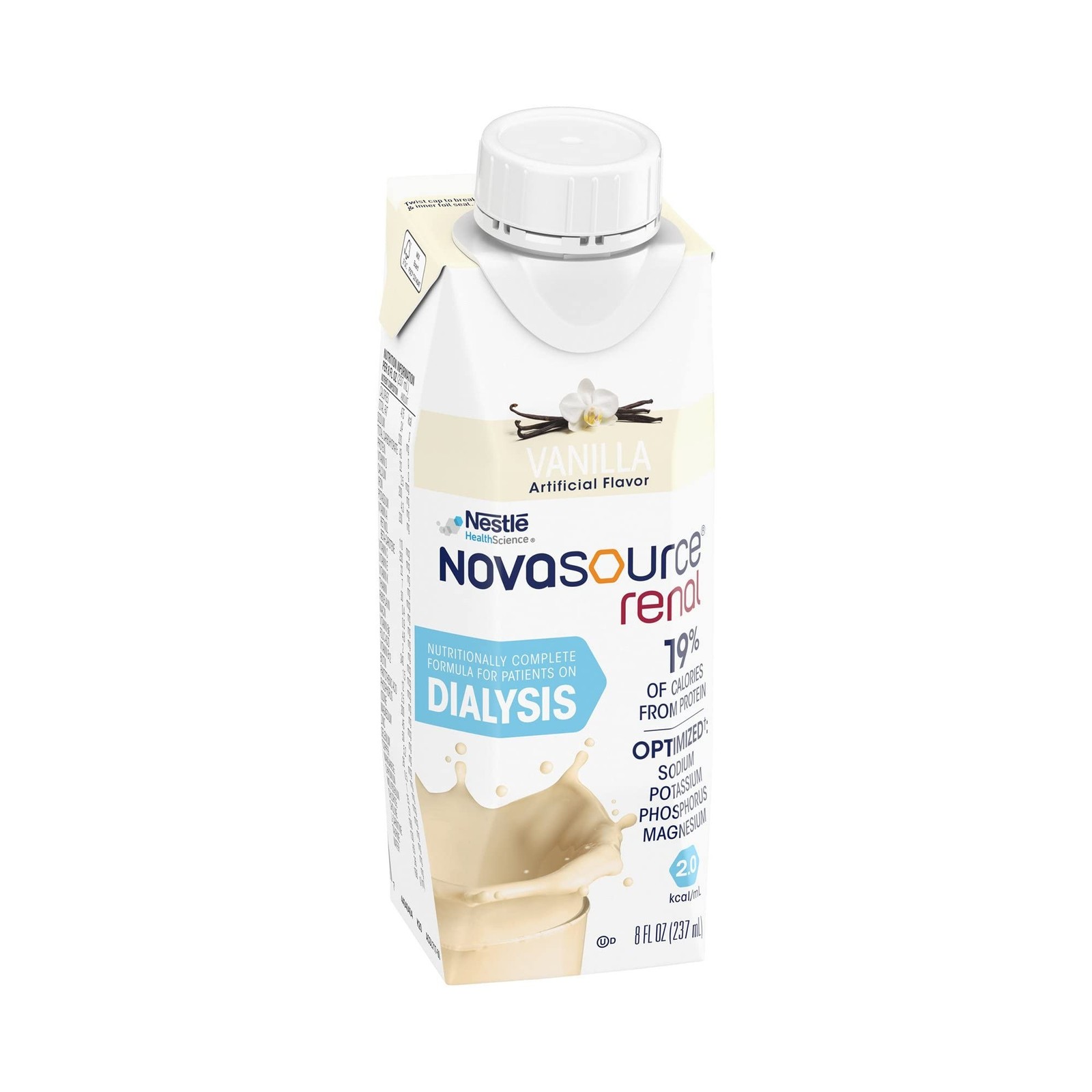 NOVASOURCE RENAL, Vanilla 8 fl oz(Pack of 24)