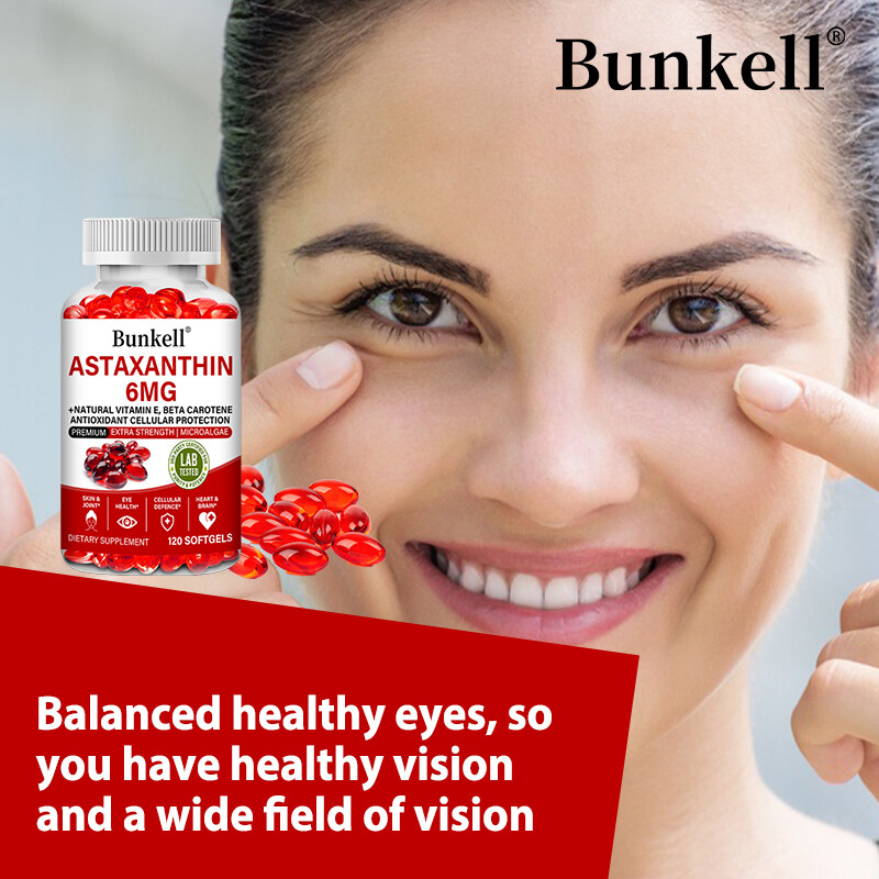 Astaxanthin 6mg – Brain, Skin, Eyes, Joints & Heart Health, Immune Support