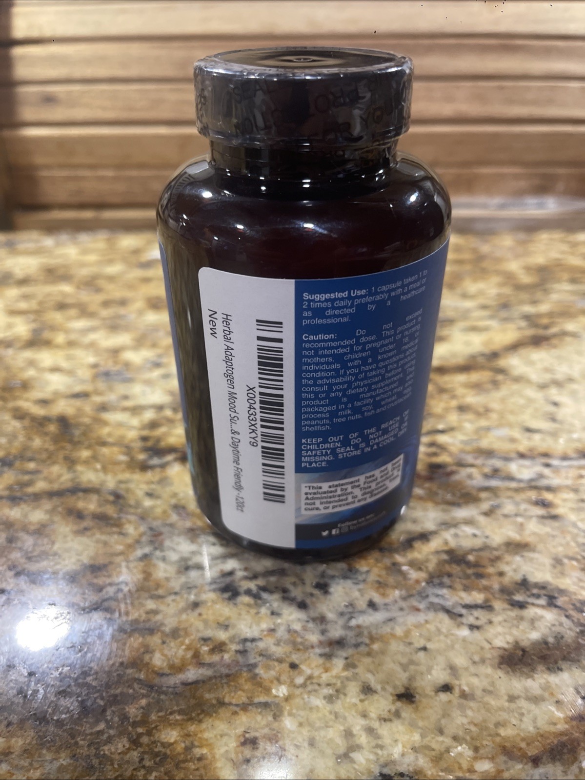 Herbal Adaptogen Mood Support Supplement – Calming Adaptogens Supplement 120CT