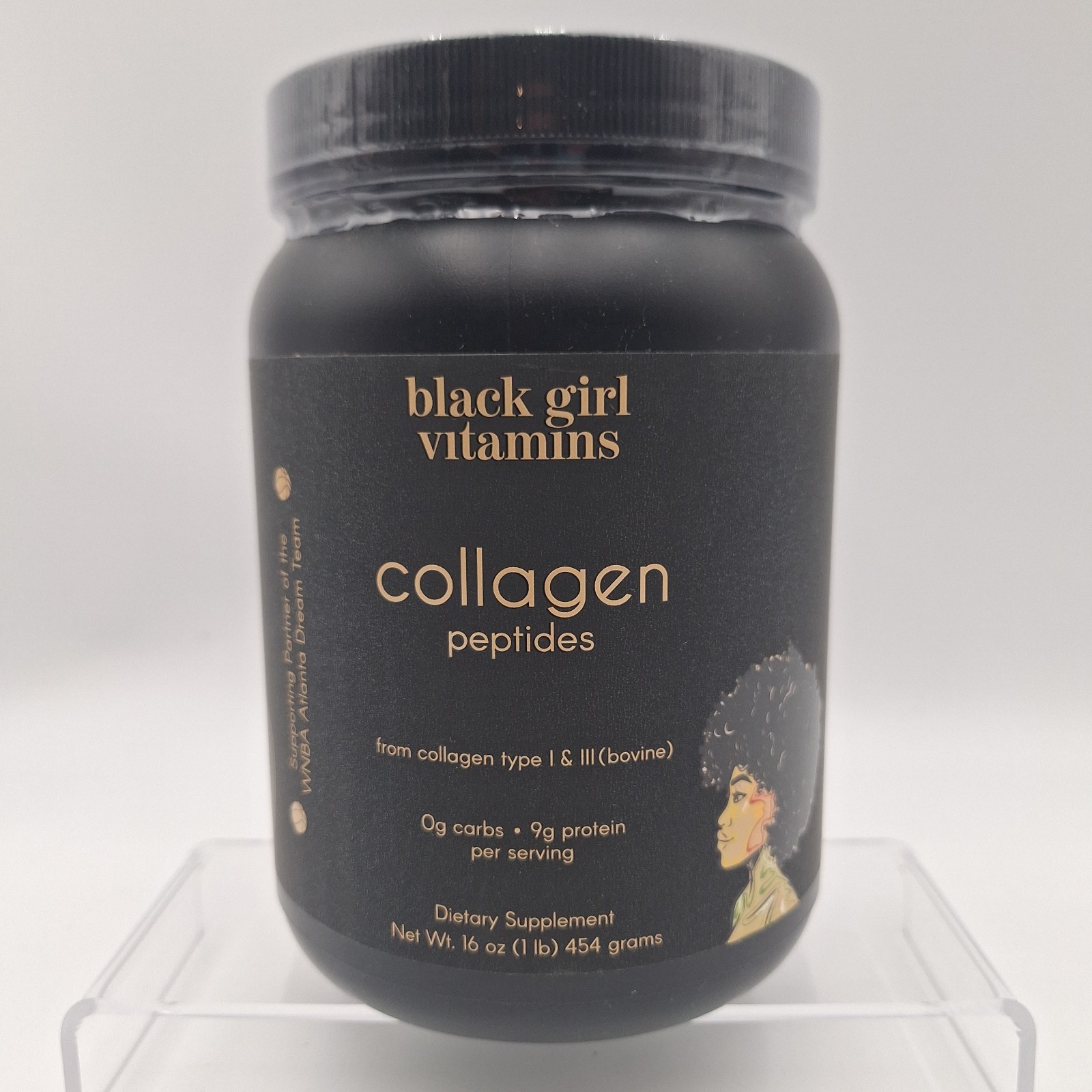 Black Girl Collagen Peptides Powder Dietary Supplement EXP 06/2027