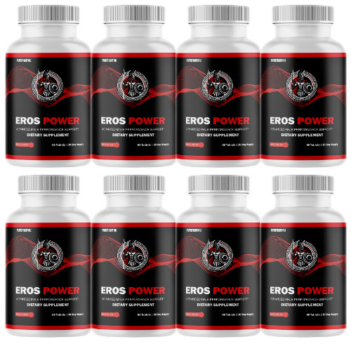 Eros Power Male Maximum Performance Advanced Formula Tablet-Eight (8) Bottles