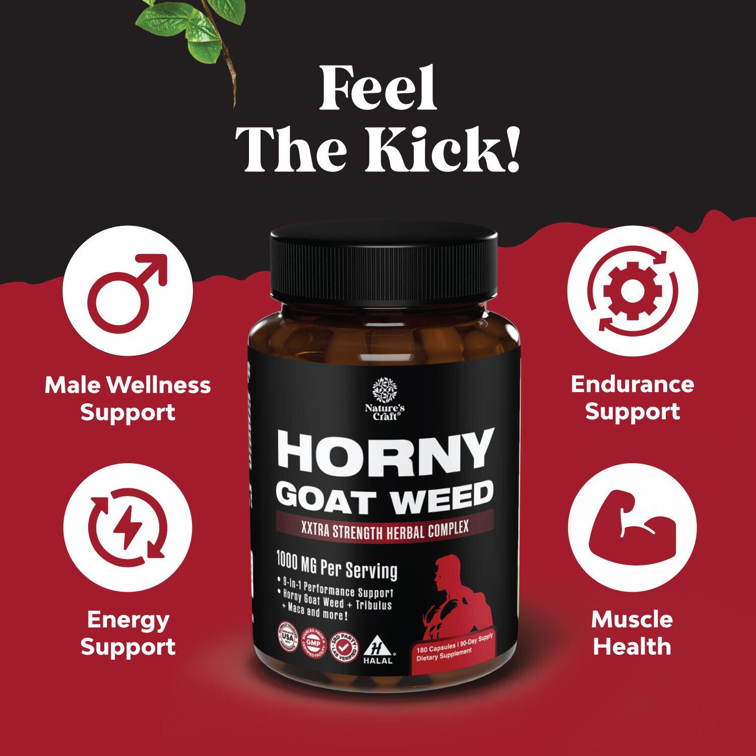 Horny Goat Weed for Male Enhancement – Extra Strength Horny Goat Weed for Men