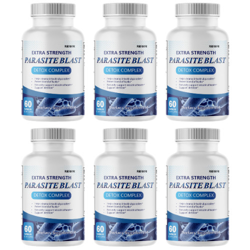 Parasite Blast Cleanse Detox & Toxins Gut Health Supplement – 6 Bottles