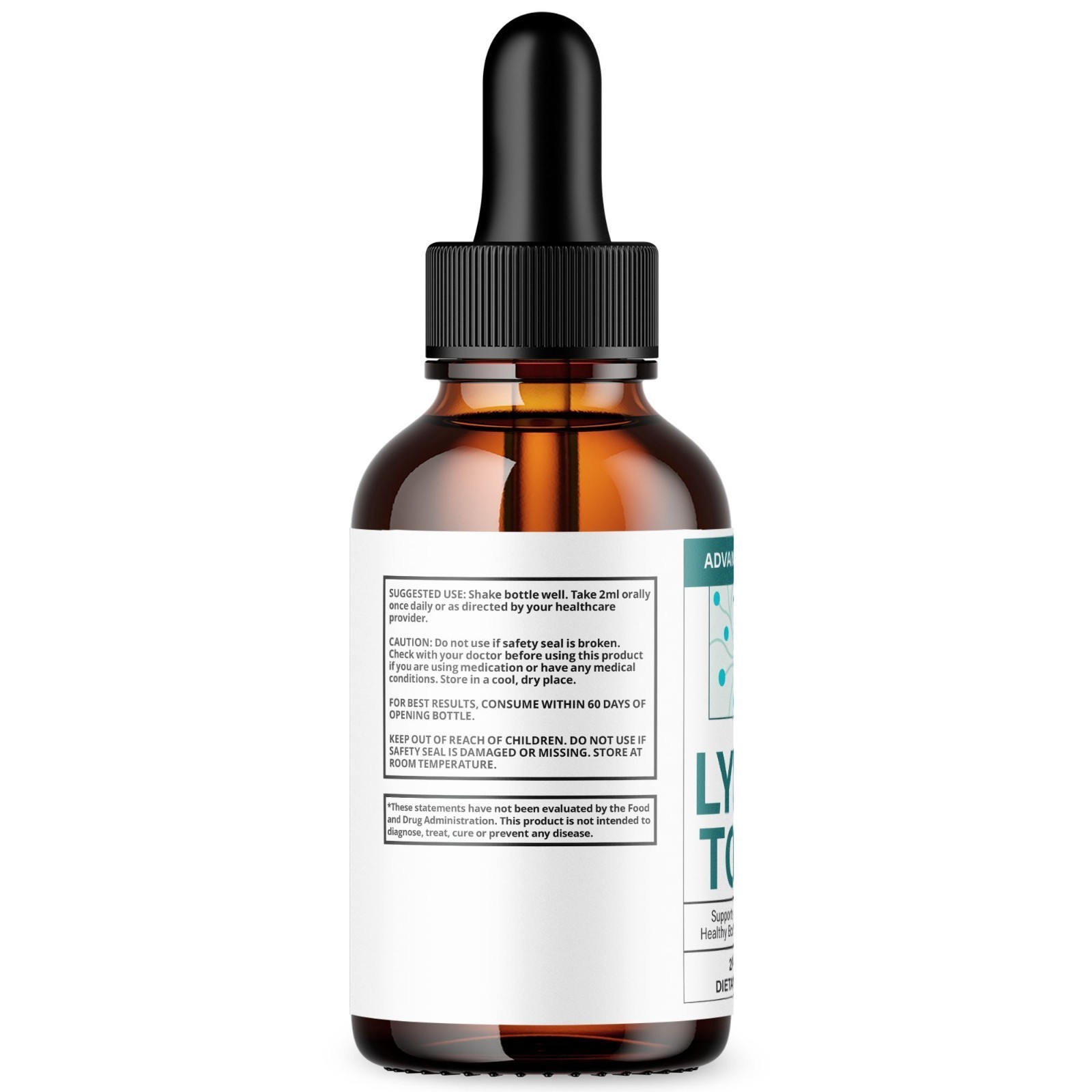 (1 Pack) Lymph Tonic Drops Blood Health Support Formula LymphTonic 30 Servings