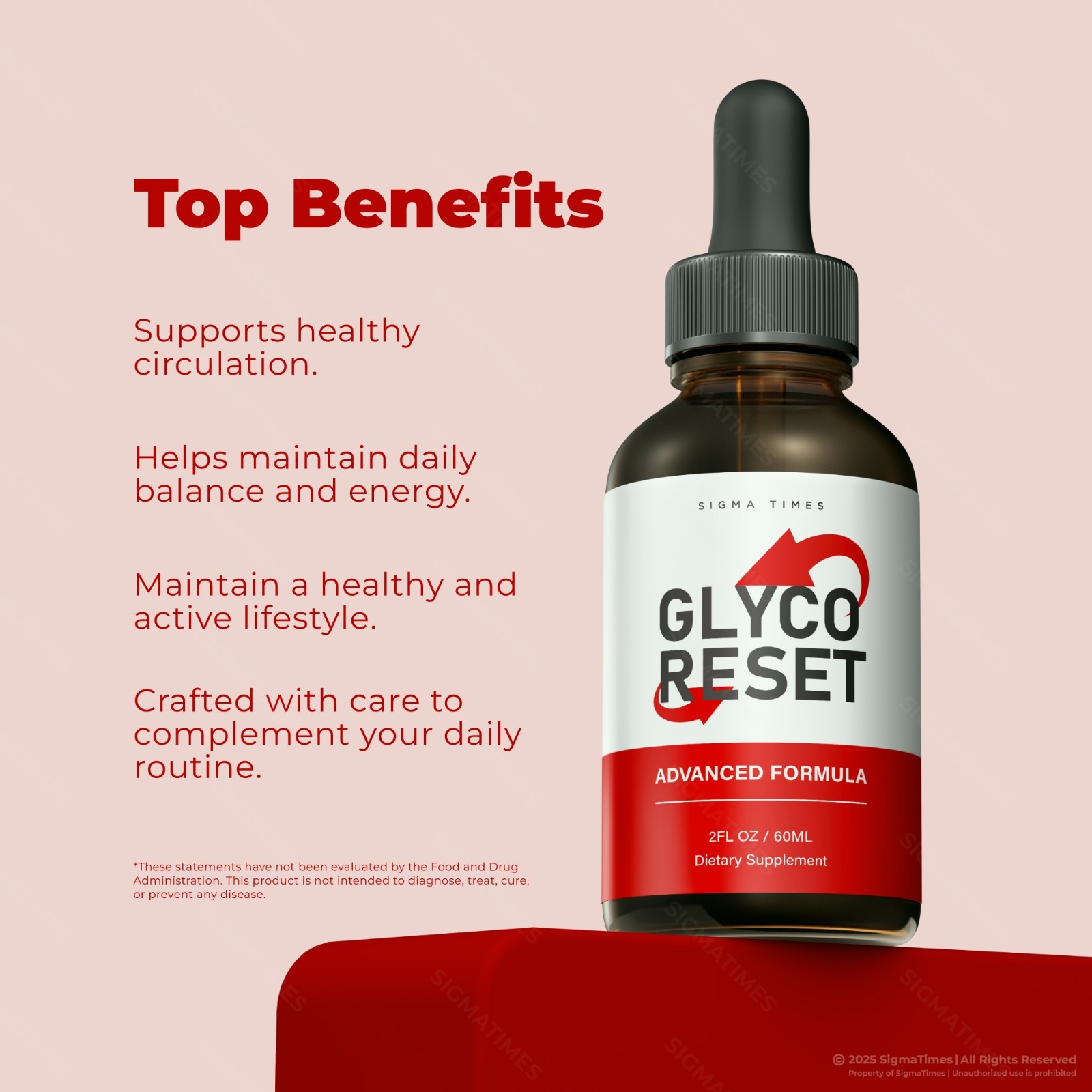 Glyco Reset Drops, GlycoReset Liquid Supplement for Blood Health – 5 Pack