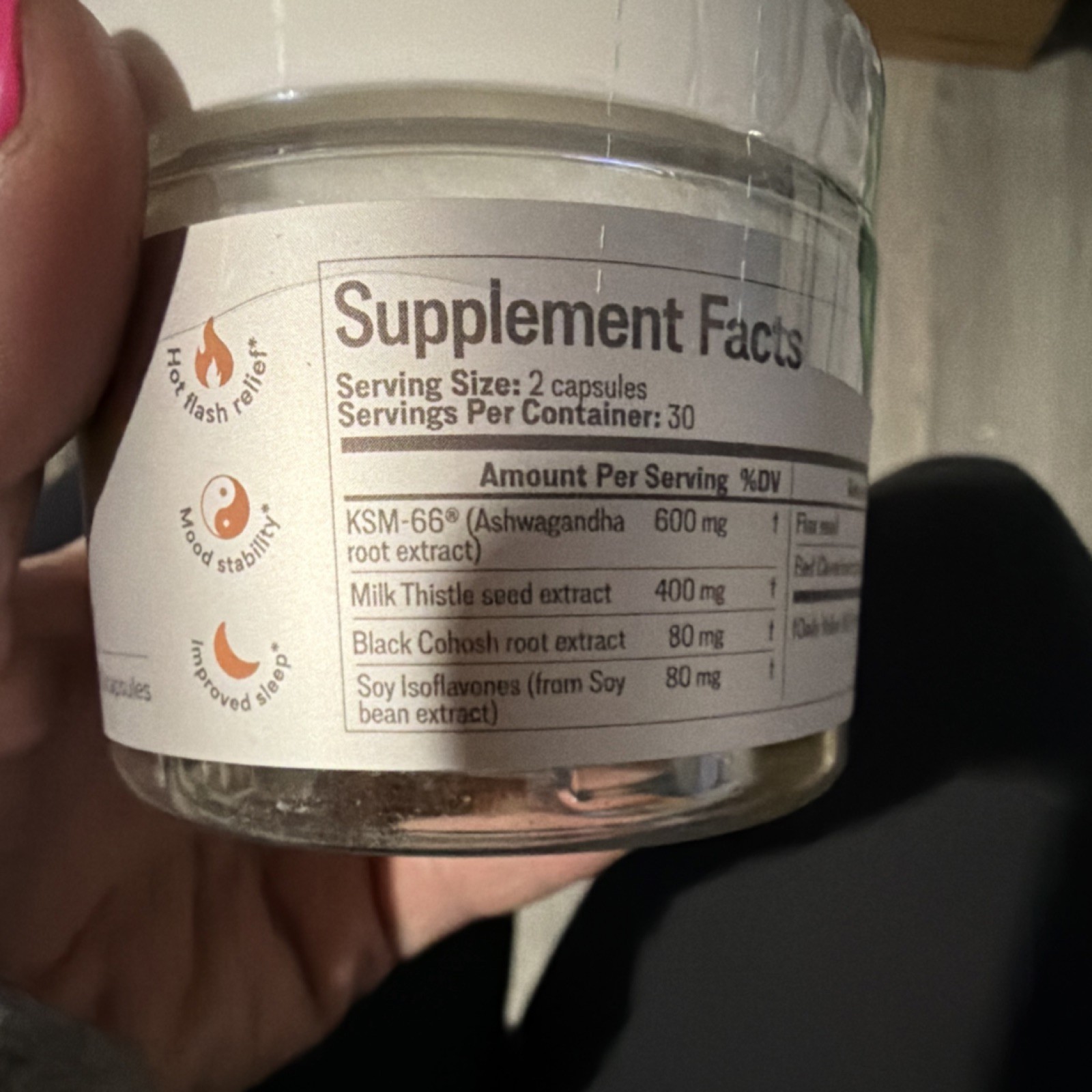 HER·BODHI Meno Menopause Support Botanical Extract Blend 60 Capsules Exp 07/2027