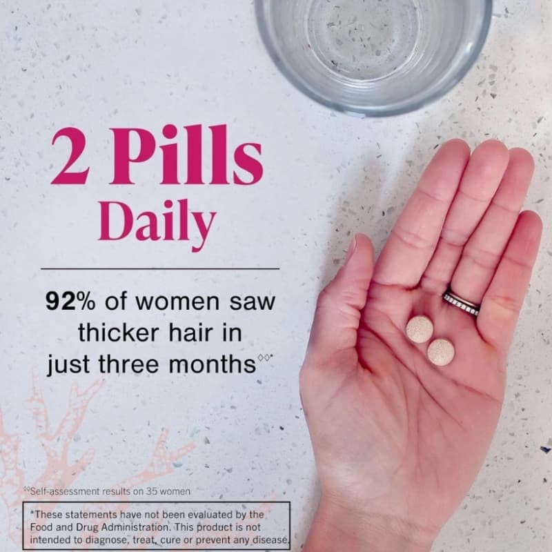 Supplements 60/180 Tablets Women’s Maximum Counts Strength Hair Growth