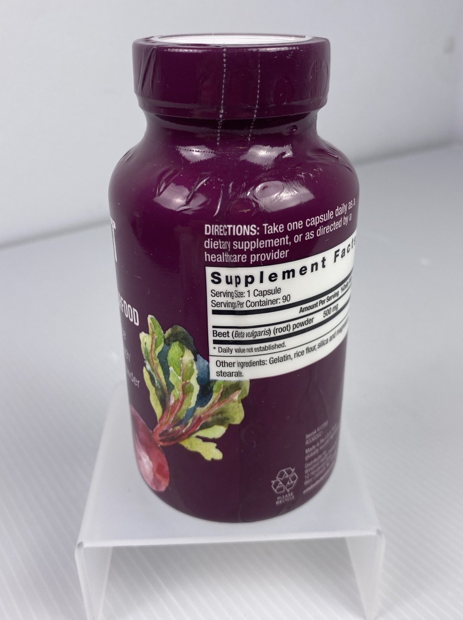 Set 3 NutritionWorks Beet Root Circulation Superfood 500mg 270 Capsules Exp 9/28
