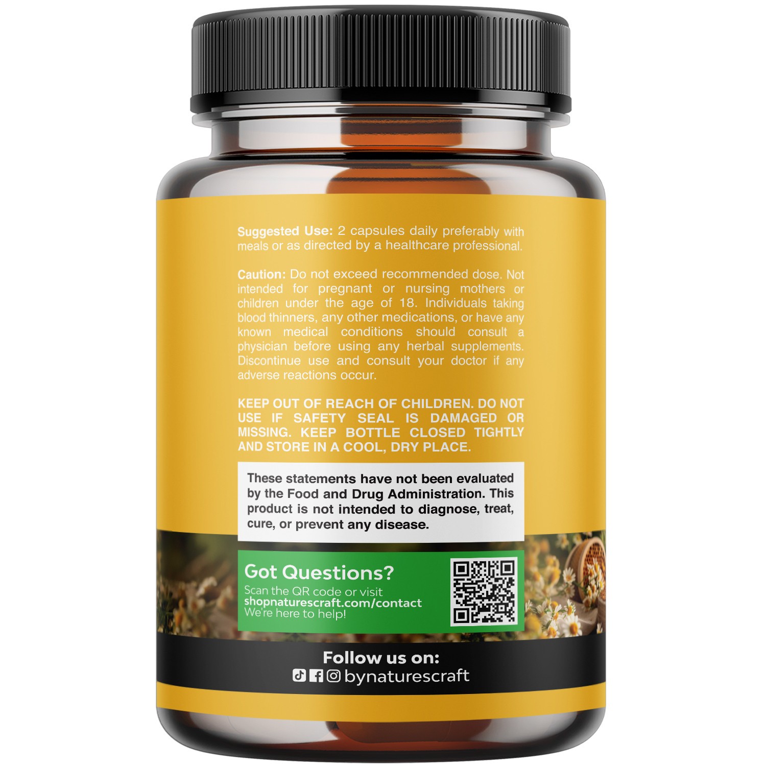 Bee Pollen Supplement 1000mg per Serving – Pure Vegetarian Gluten-Free 120ct