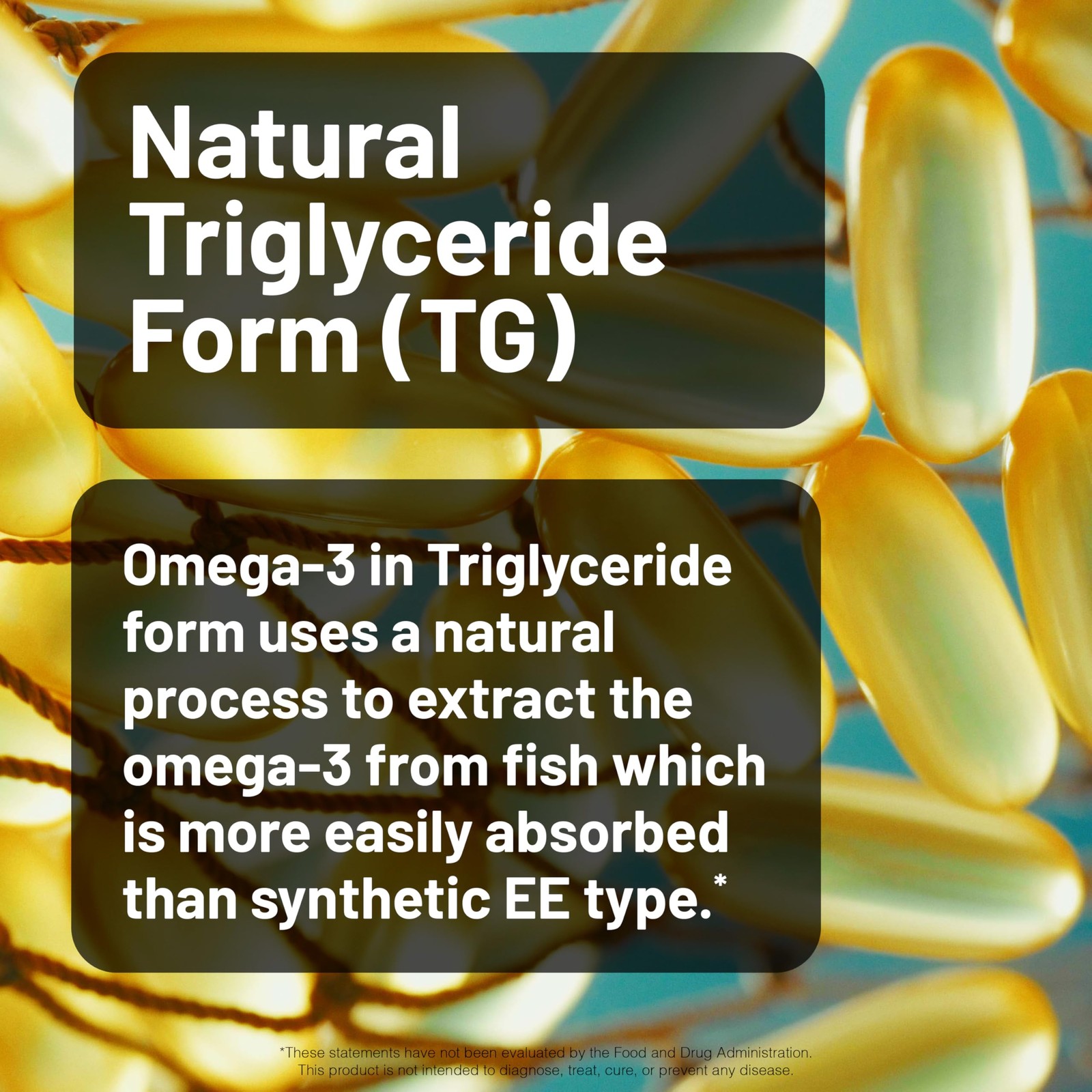 NatureWise Quad Strength Omega-3 Fish Oil 4080mg TG Form Wild Caught Burpless