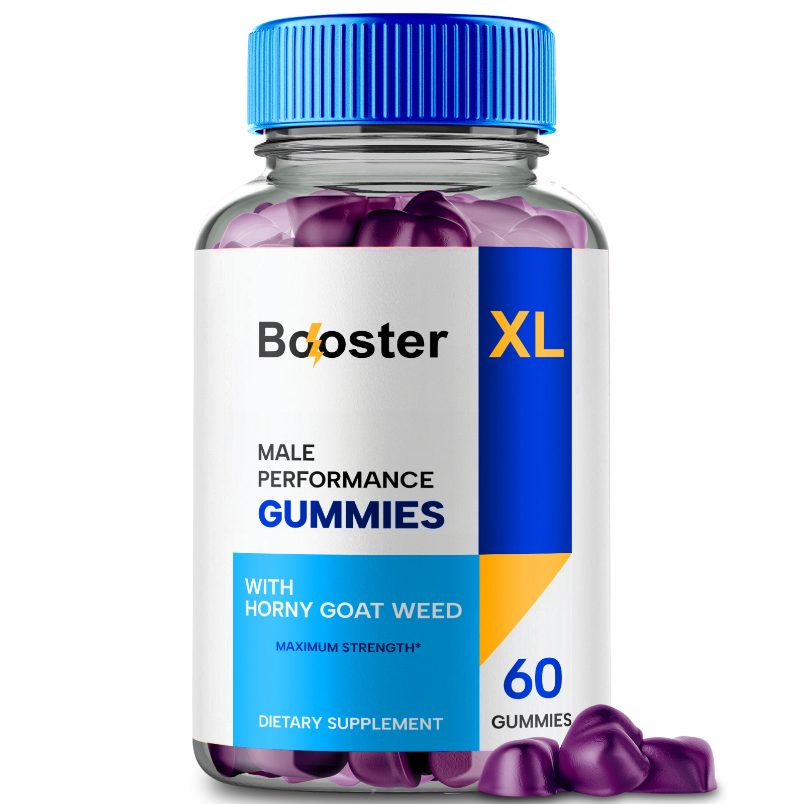 Booster XL Male Gummy, BoosterXL Men Support Gummies (60 Gummies)