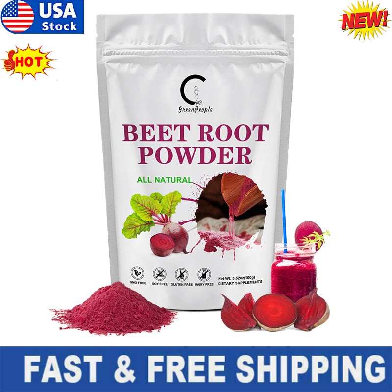 Organic Beet Root Powder, Support Antioxidants Blood Pressure Supplements