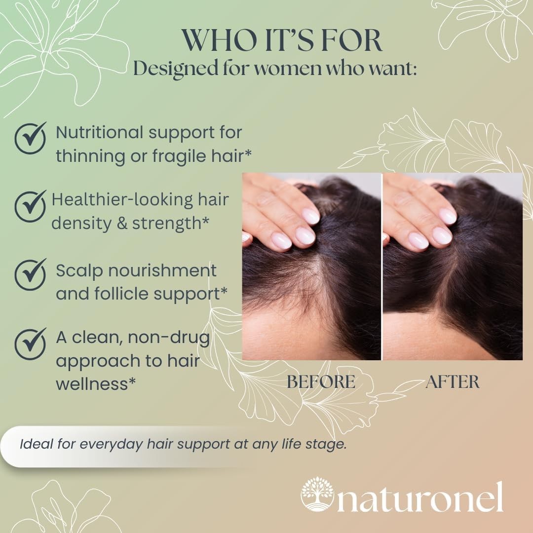 Hair Growth Nutraceutical For Women, 60 Capsules, Skin & Nails, Made in USA