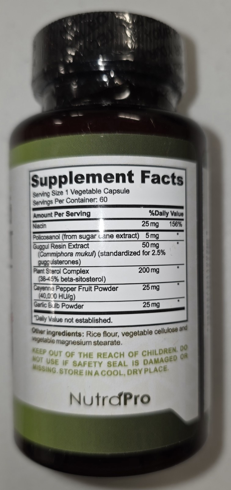 NutraPro Advanced Cholesterol & Heart Health Support Supplement 60 Capsules 0627