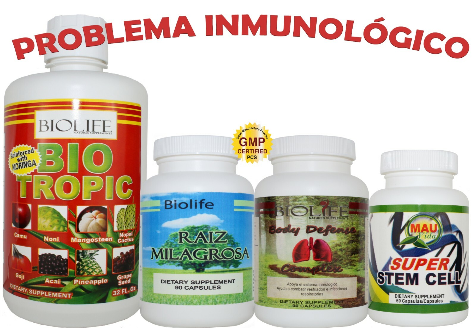 PRODUCTO NATURAL PARA SISTEMA INMUNOLOGICO (Tratamiento Unisex)