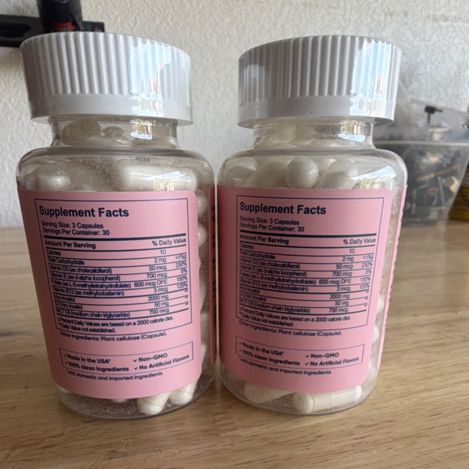 BabyRX Complete Fertility+ Capsules 90 Ct, Myo/D-Chiro, Non-GMO 03/2028 $30 EACH