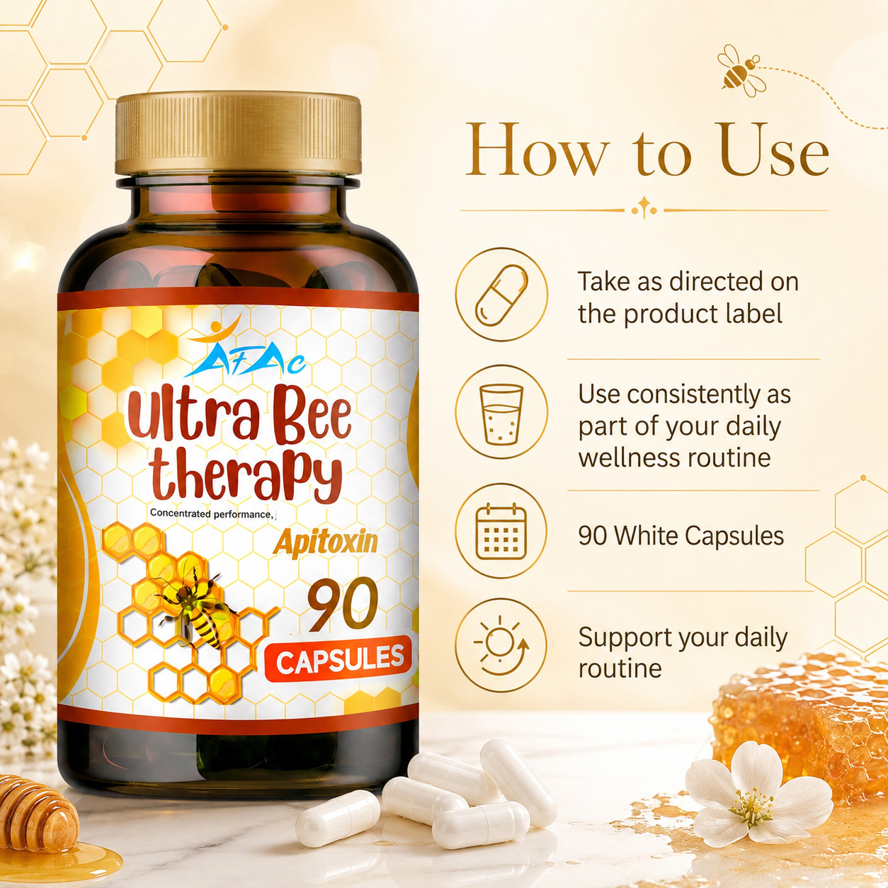 2 Bio Bee Therapy Venom Extract anti-inflammatory Miracle Arthritis support 180