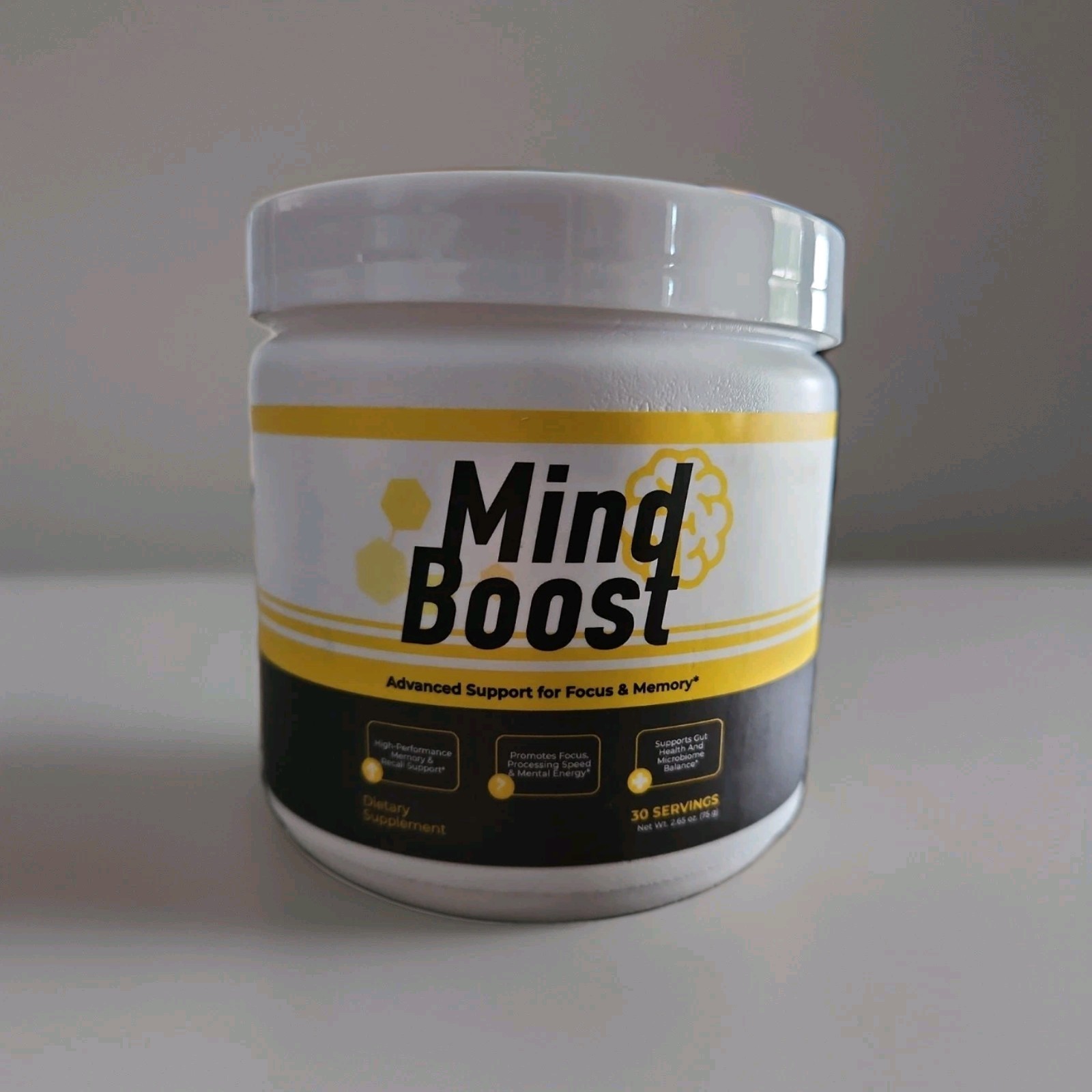 Mind Boost Powder, Mindboost for Clarity Memory & Focus 1 Pack 30 Servings