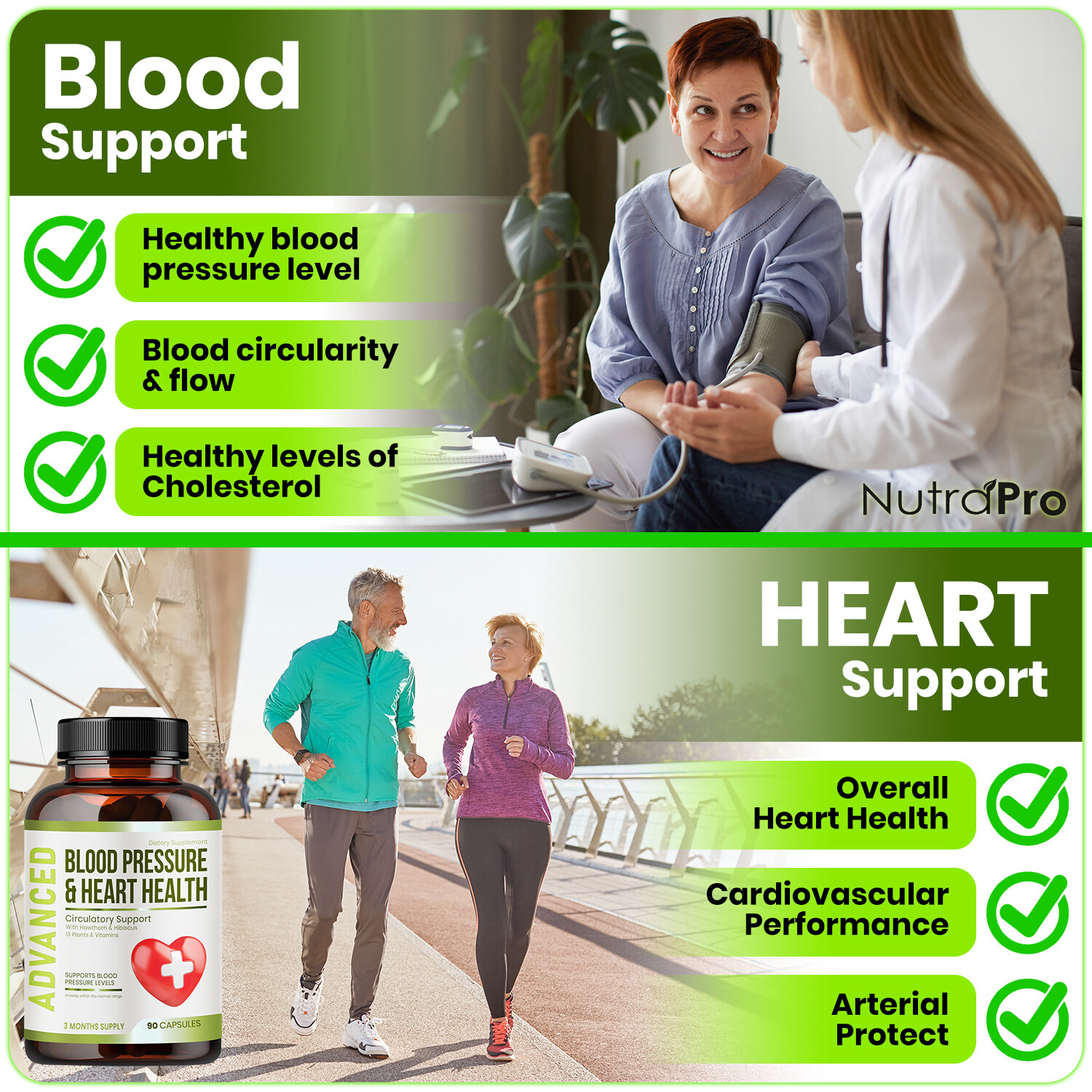 Heart Health Blood Pressure Supplement-Support Blood Pressure&Heart Health