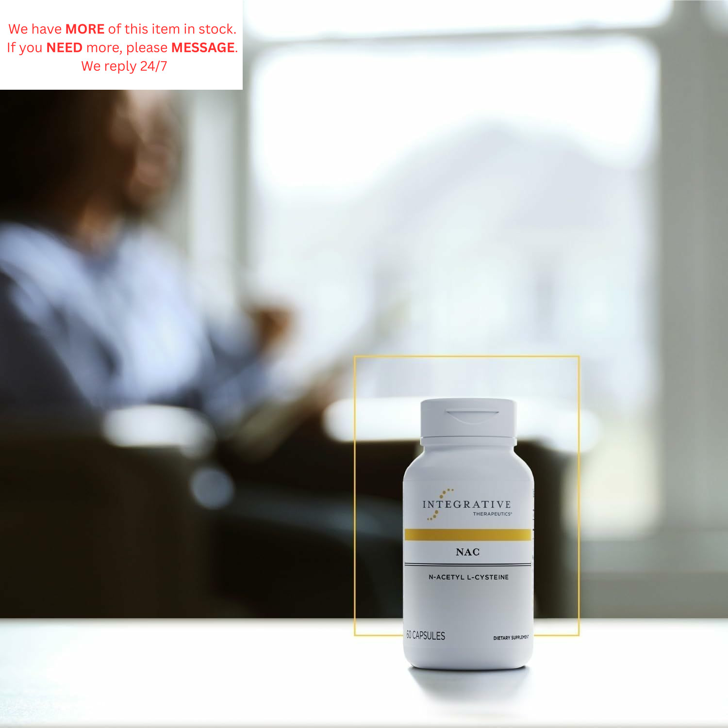 Integrative Therapeutics NAC – Antioxidant Support 60 Count (Pack of 1)