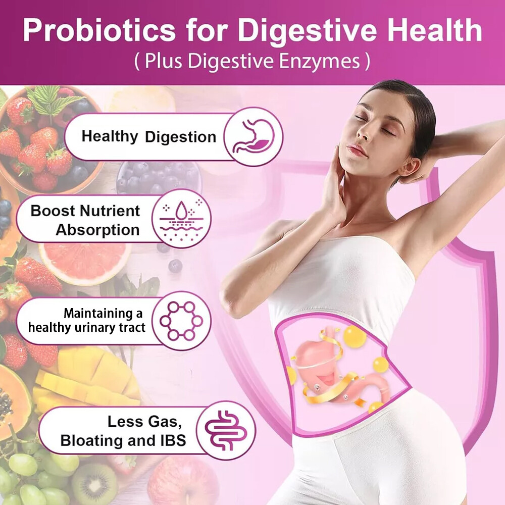Probiotics For Women 60 Billion CFU – Women’s Digestive & Vaginal Health
