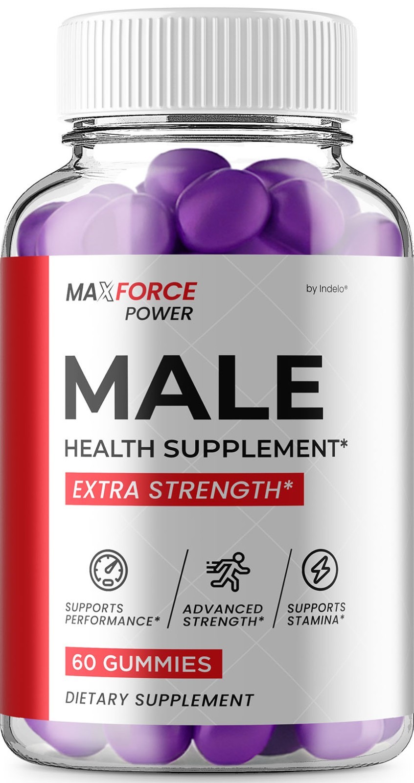 (1 Pack) Max Force Power Gummies for Men – MaxForce Power Gummy Natural Blend