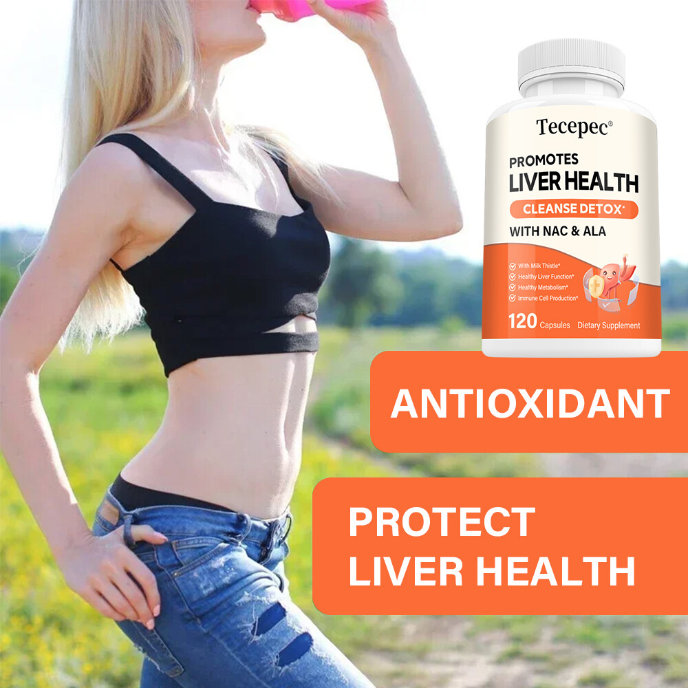Liver Support, Cleanse Detox Repair Health Milk Thistle N-Acetyl L-Cysteine ALA