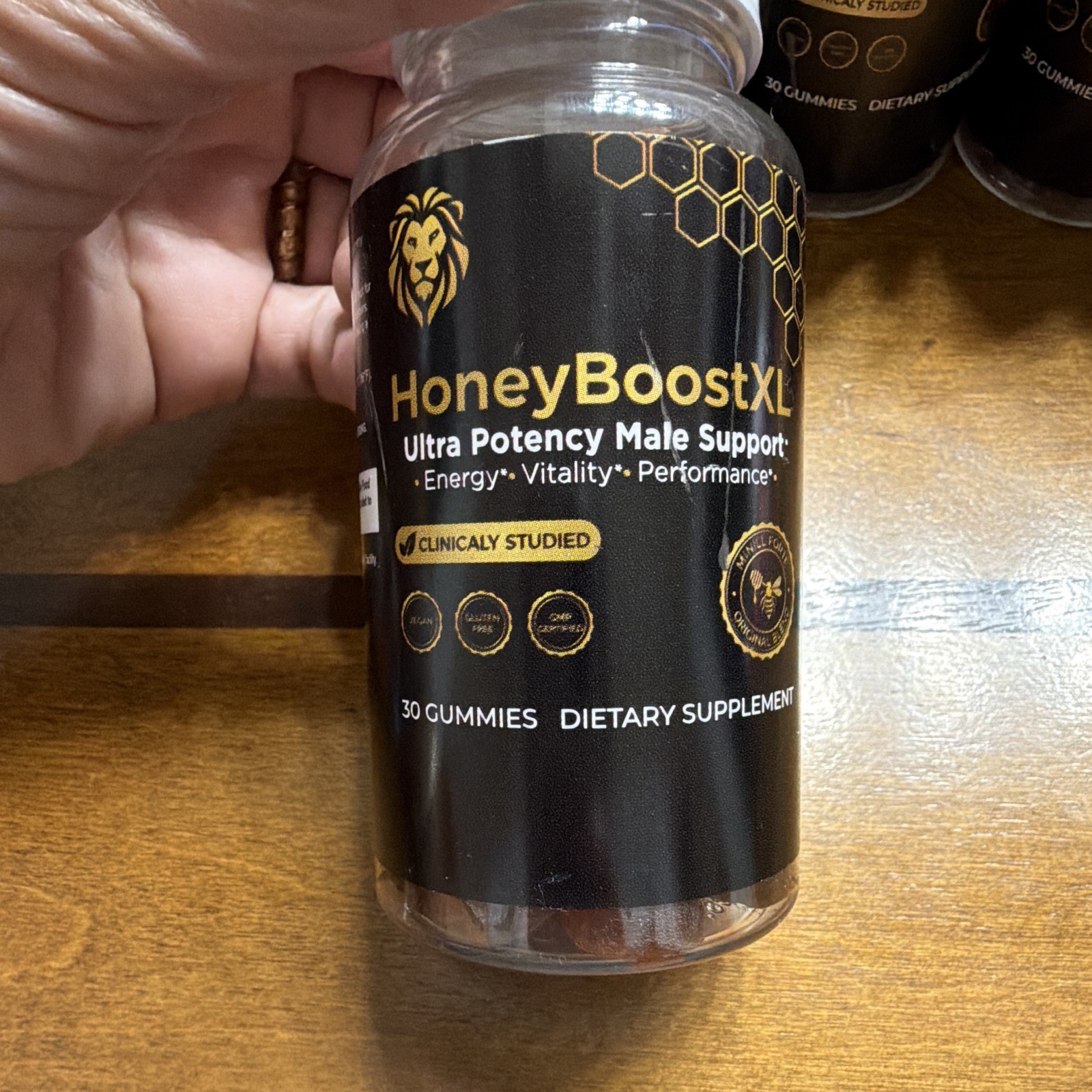 HoneyBoostXL Ultra Potency Male Support Gummy Supplement 30 Count LOT of 5!