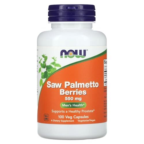 NOW FOODS Saw Palmetto Berries 550 mg 100 Veg Capsules