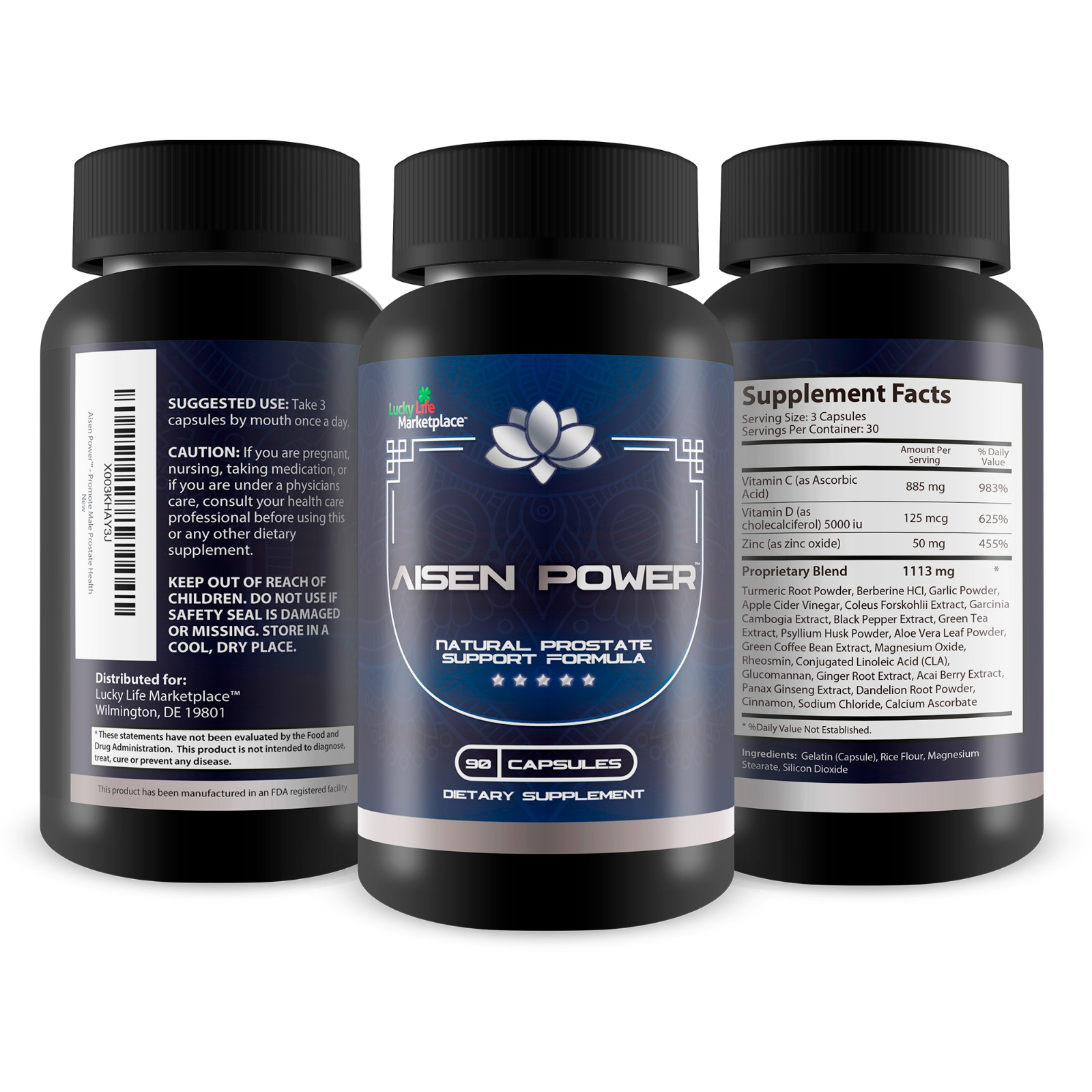 Aisen Power Supplement – Male Prostate Support Supplement – Aid Healthy Urinary