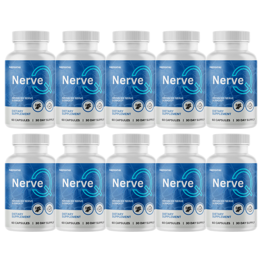 Nerve Q Capsules Nerve Health Supports Circulation Supplement – 10 Bottles