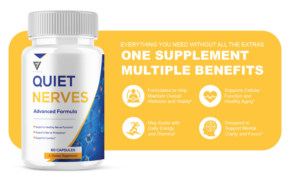 (5 Pack) Quiet Nerves Advanced Support, QuietNerves Formula (300 Capsules)