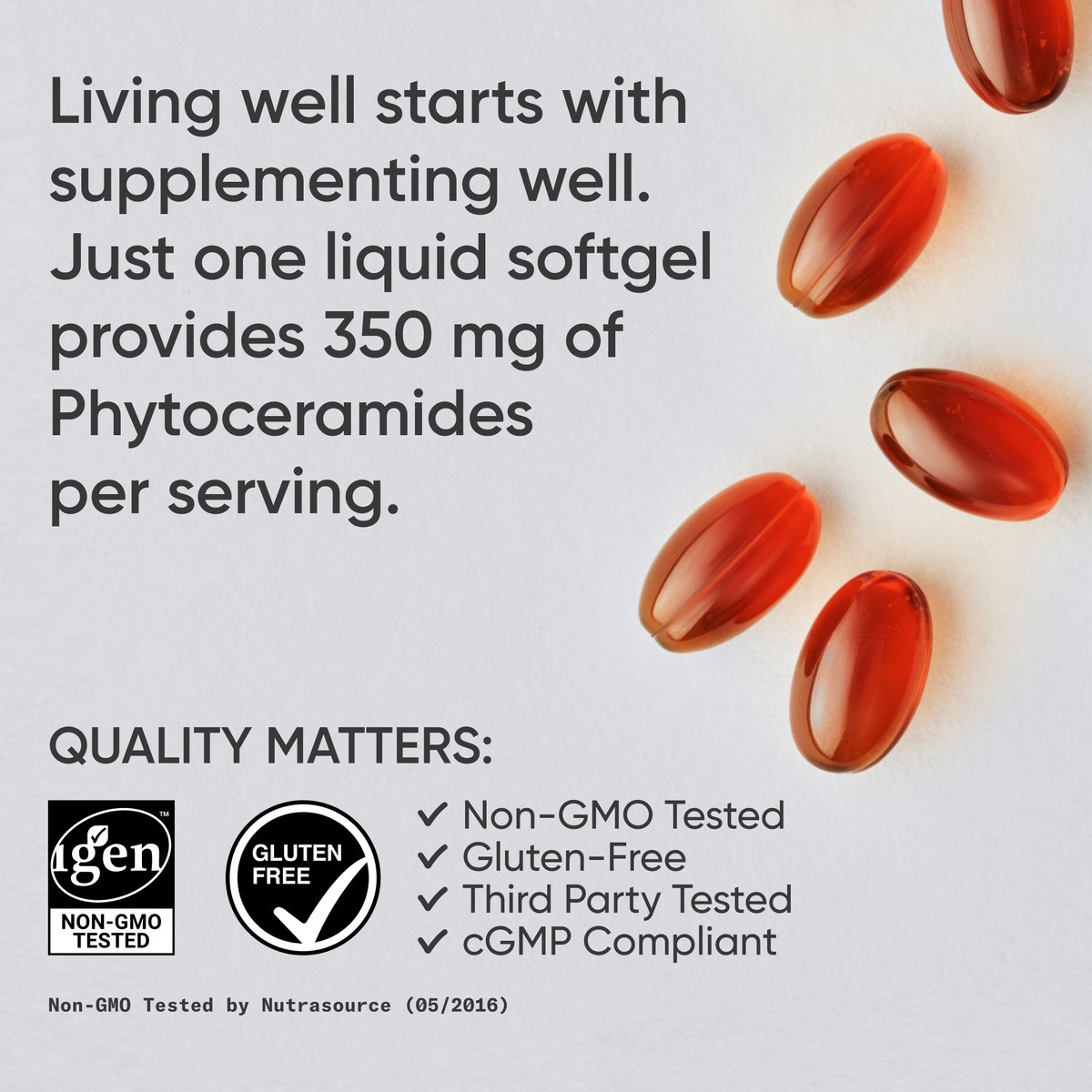 Phytoceramides 350mg – Plant Derived Ceramides for Healthy Skin and Hydration