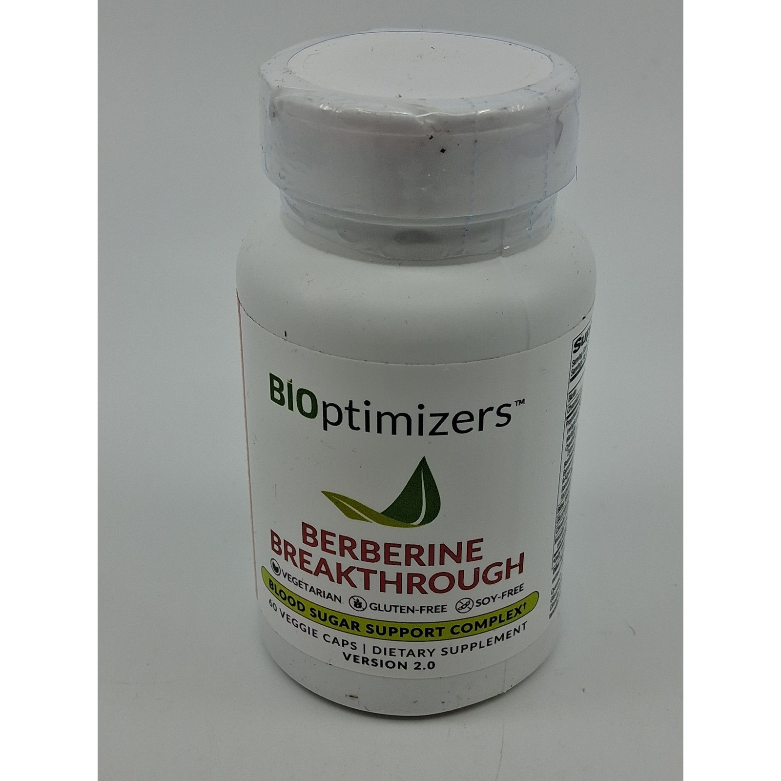 Bioptimizers Berberine Breakthrough Blood Sugar Support Complex EXP 2/2027