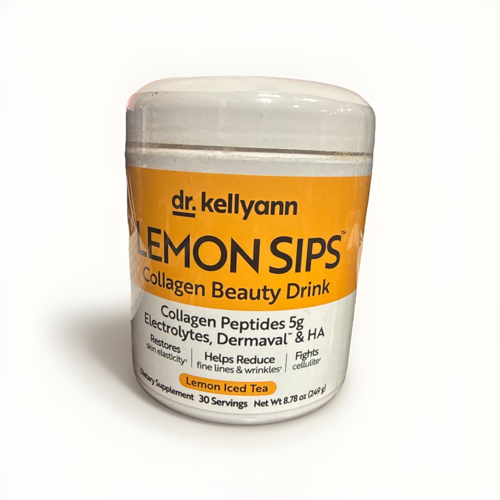 NEW Dr. Kellyann Lemon Iced Tea Collagen Beauty Drink5G Drink 8.36 oz 06/27
