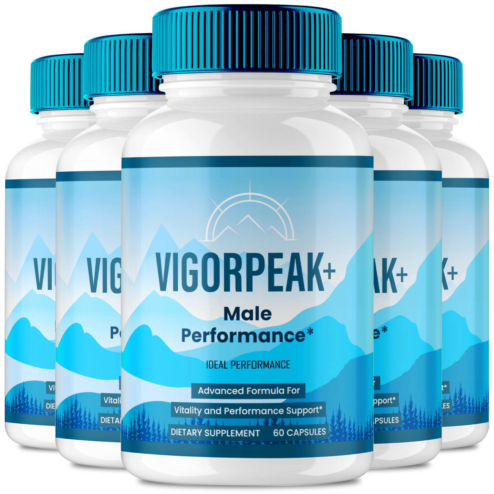 VigorPeak Capsules, Advanced Vigor Peak Natural Pills Maximum Strength (5 Pack)