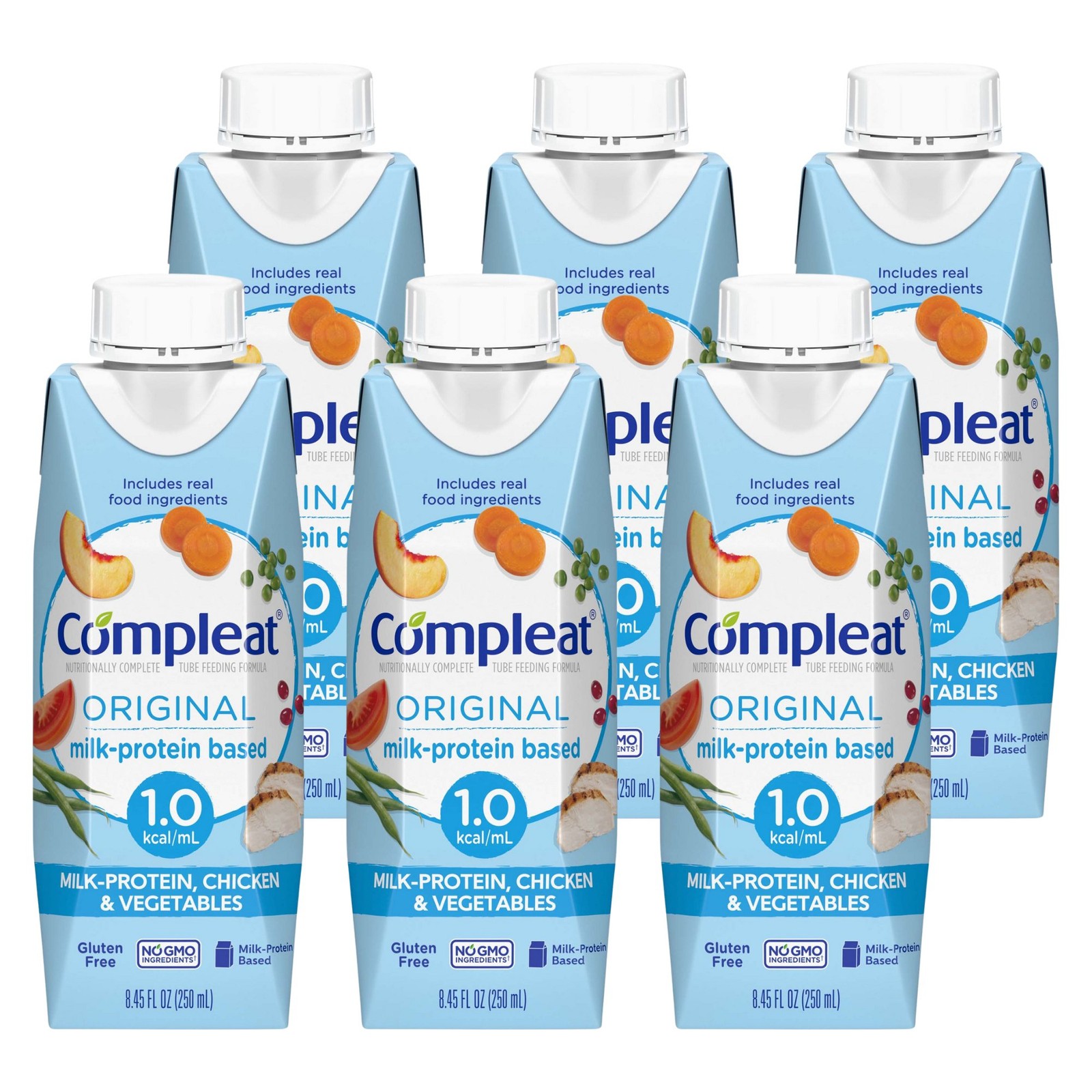 Nestle Compleat Original Tube Feeding Formula Unflavored 8.45 oz 24 Ct
