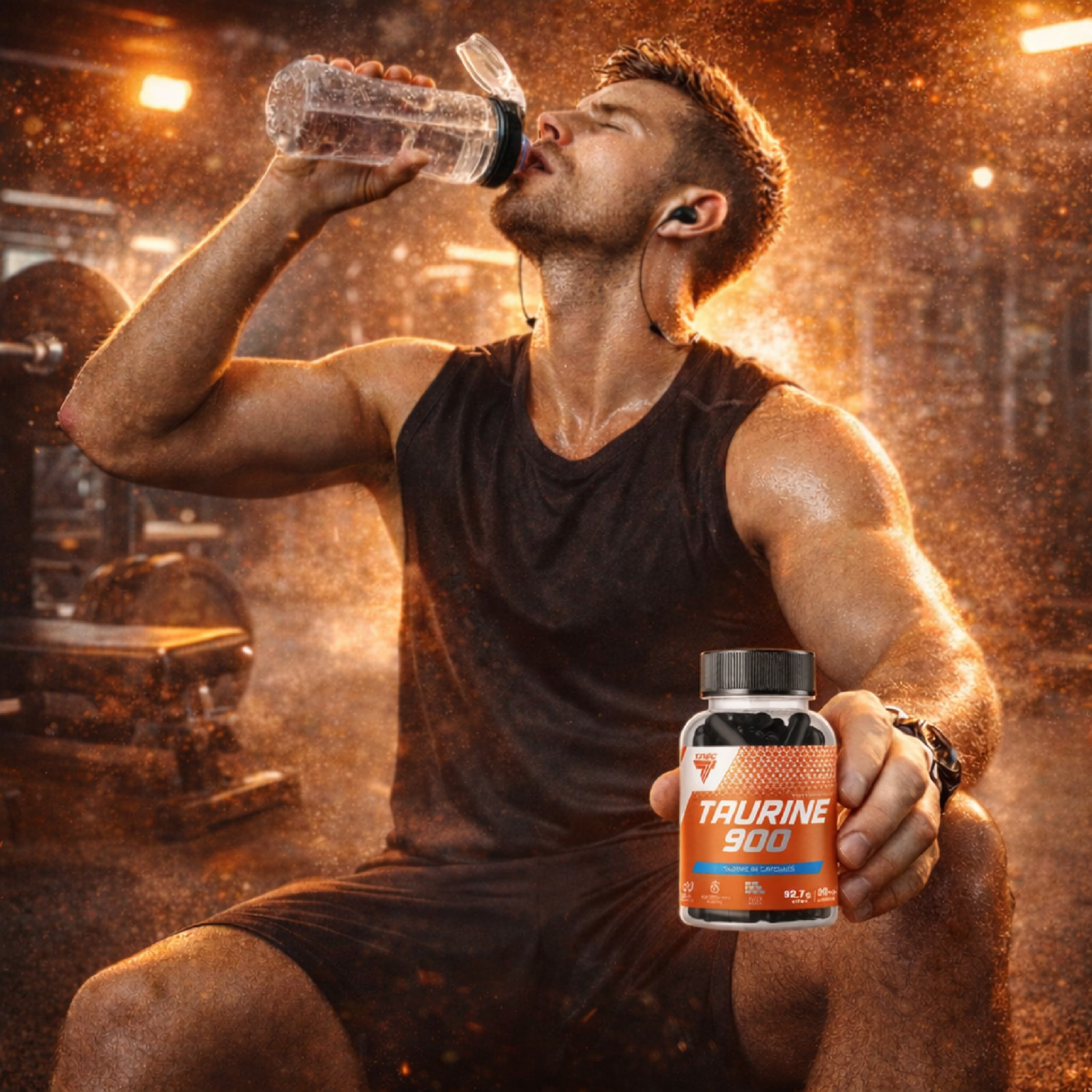 TAURINE 900 – 90-180 Capsules – Supports mental performance, focus, regeneration