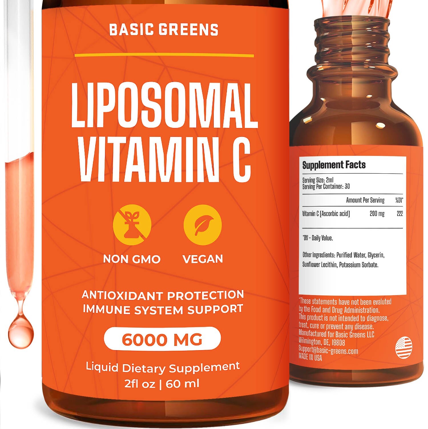 Liposomal Vitamin C Liquid – High Absorption Immune Support & Antioxidant Boost