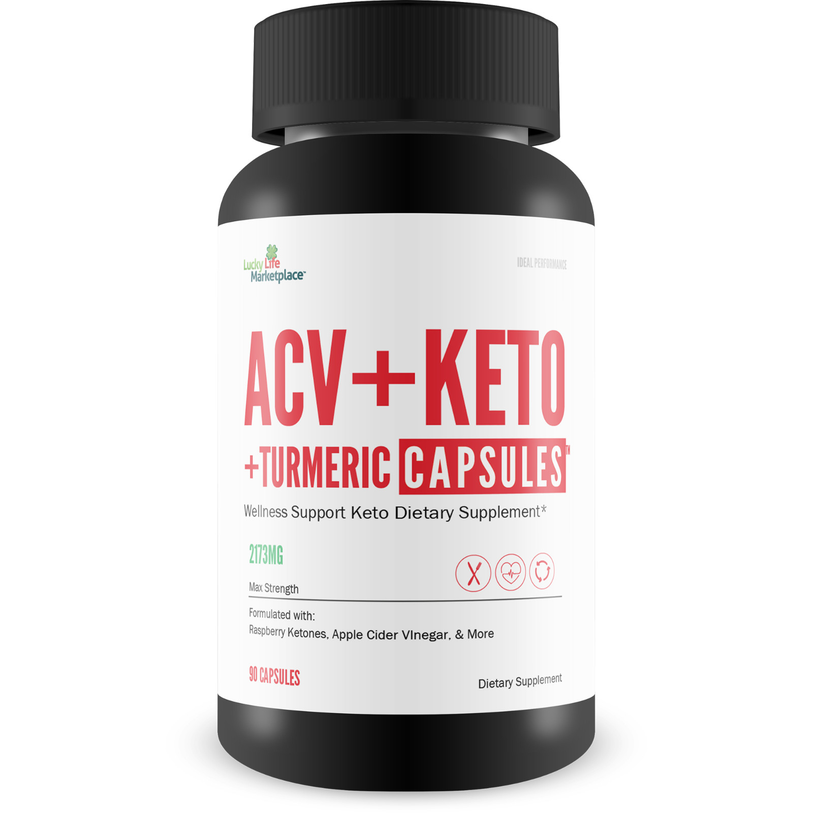 ACV + Keto + Turmeric – Weight Management & Energy Formula – Keto Friendly ACV