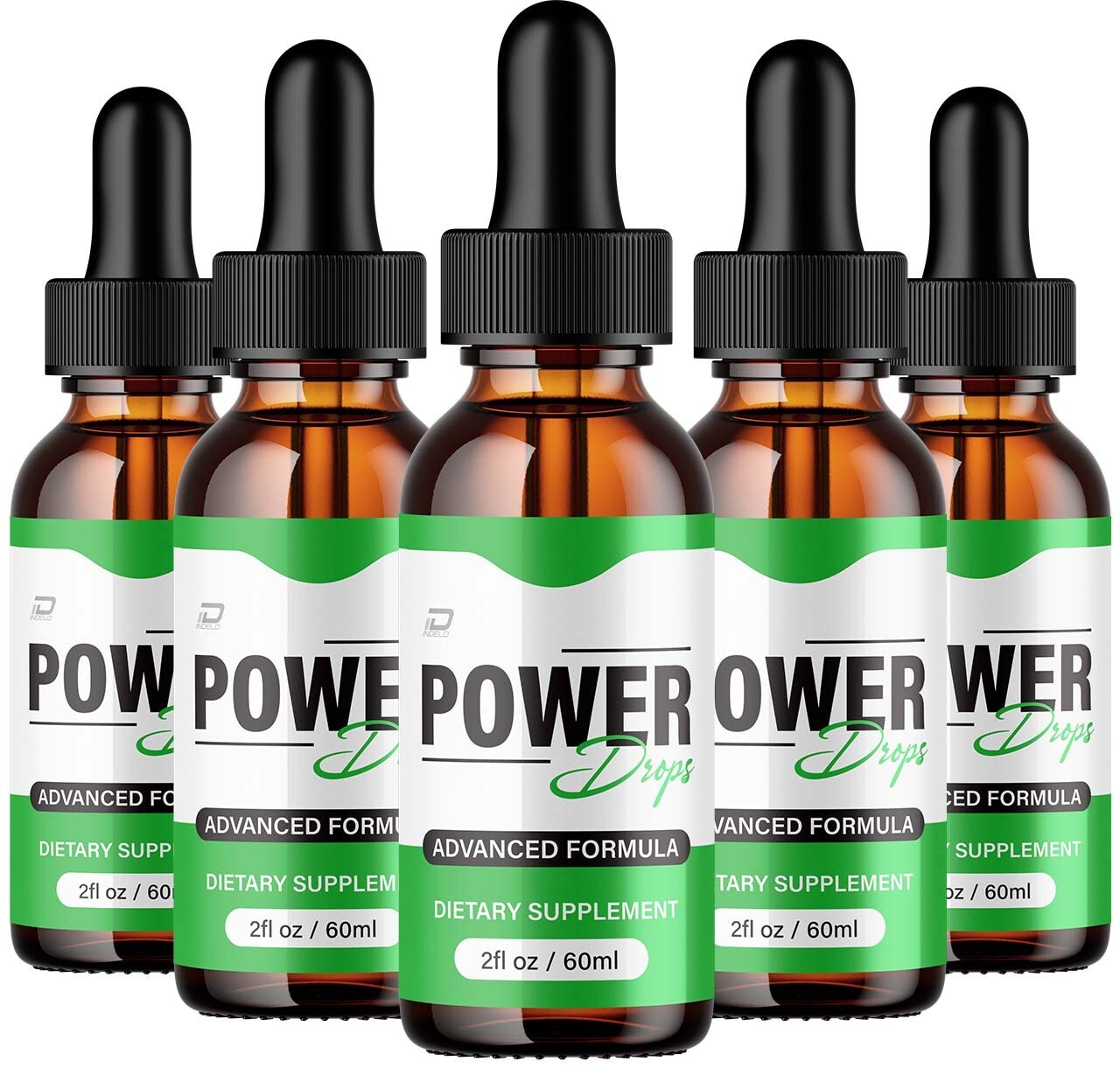 (5 Pack) Power Drops – PowerDrops Extra Strength All Natural Organic