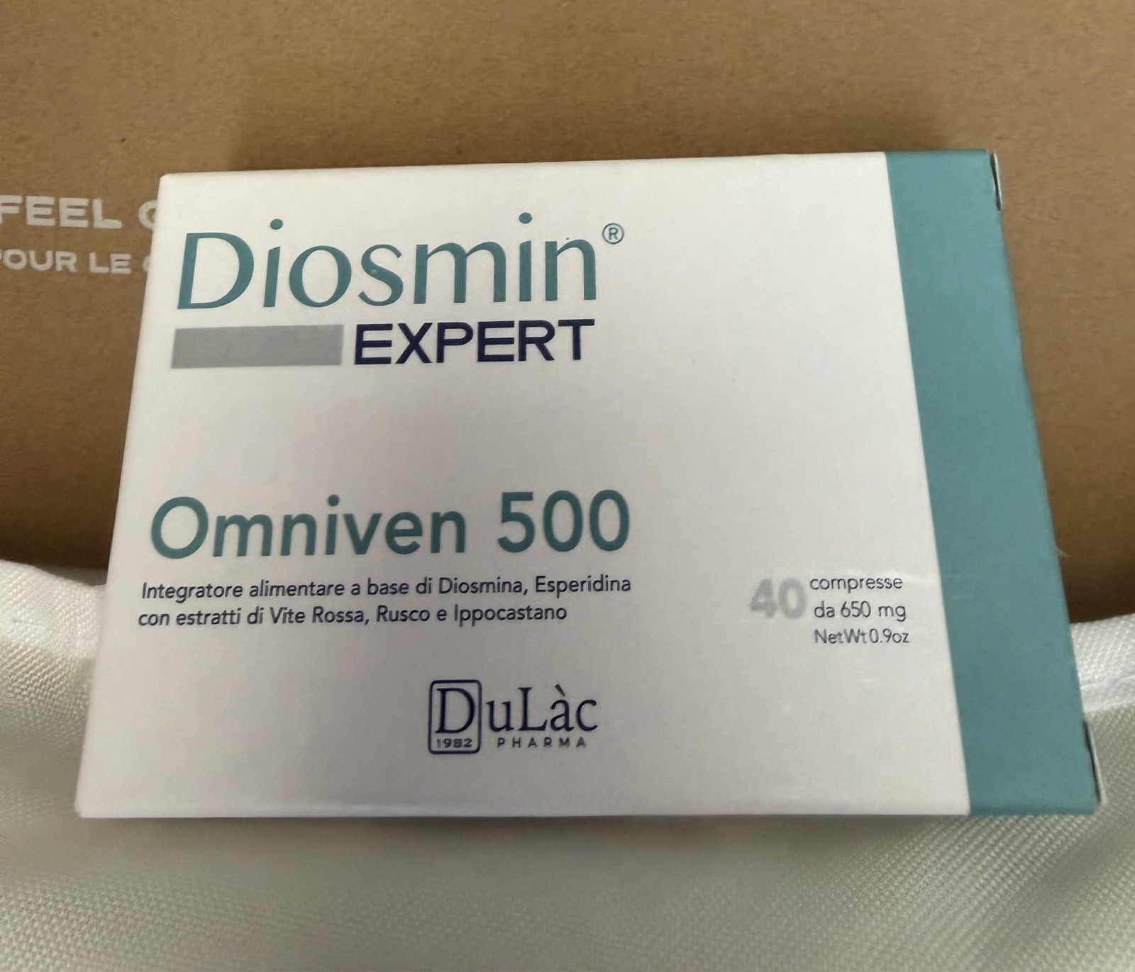 DuLac Pharma Diosmin Expert Omniven 500 Blood & Circulatory Health 40 Tablets